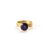 Amethyst Solitaire Ring