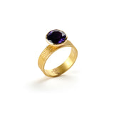 Amethyst Solitaire Ring