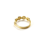 Mixed Sapphire & Brown Diamond Band