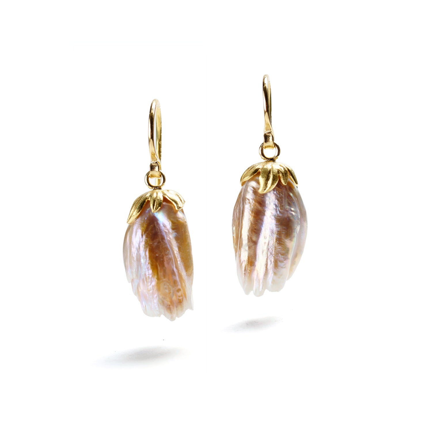 Freshwater Feather Pearl Earrings