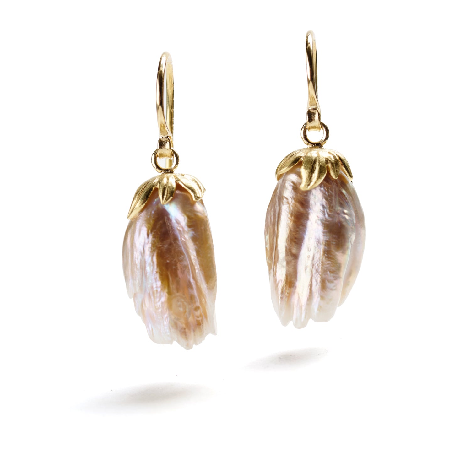 Freshwater Feather Pearl Earrings