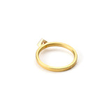Square Brown Diamond Ring