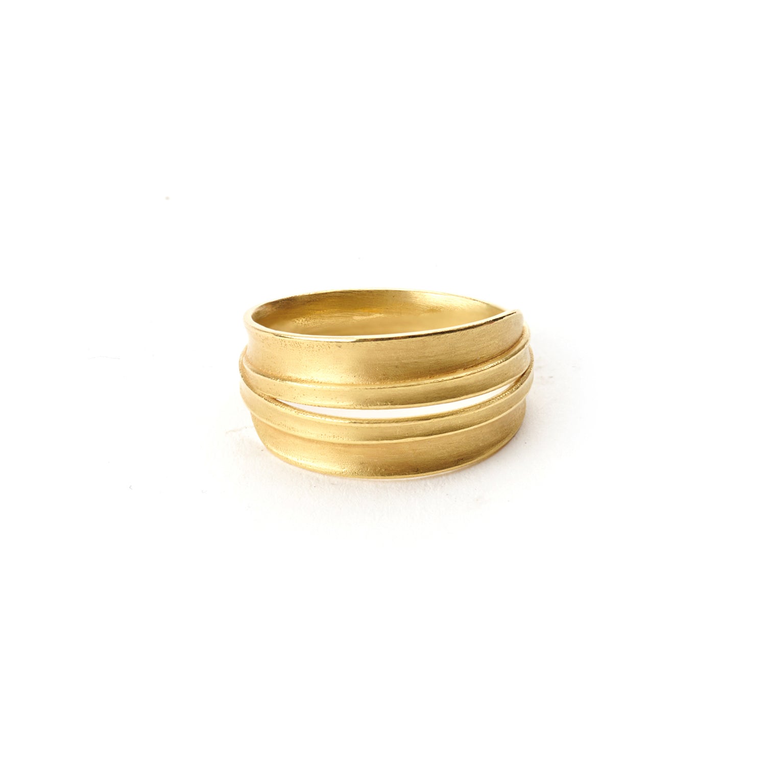 Golden Blade of Grass Ring
