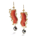 Mediterranean Coral Earrings