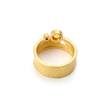 Glacier Ring with Yellow Sapphire