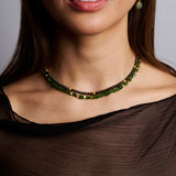 Chain of Black Diamond Beads
