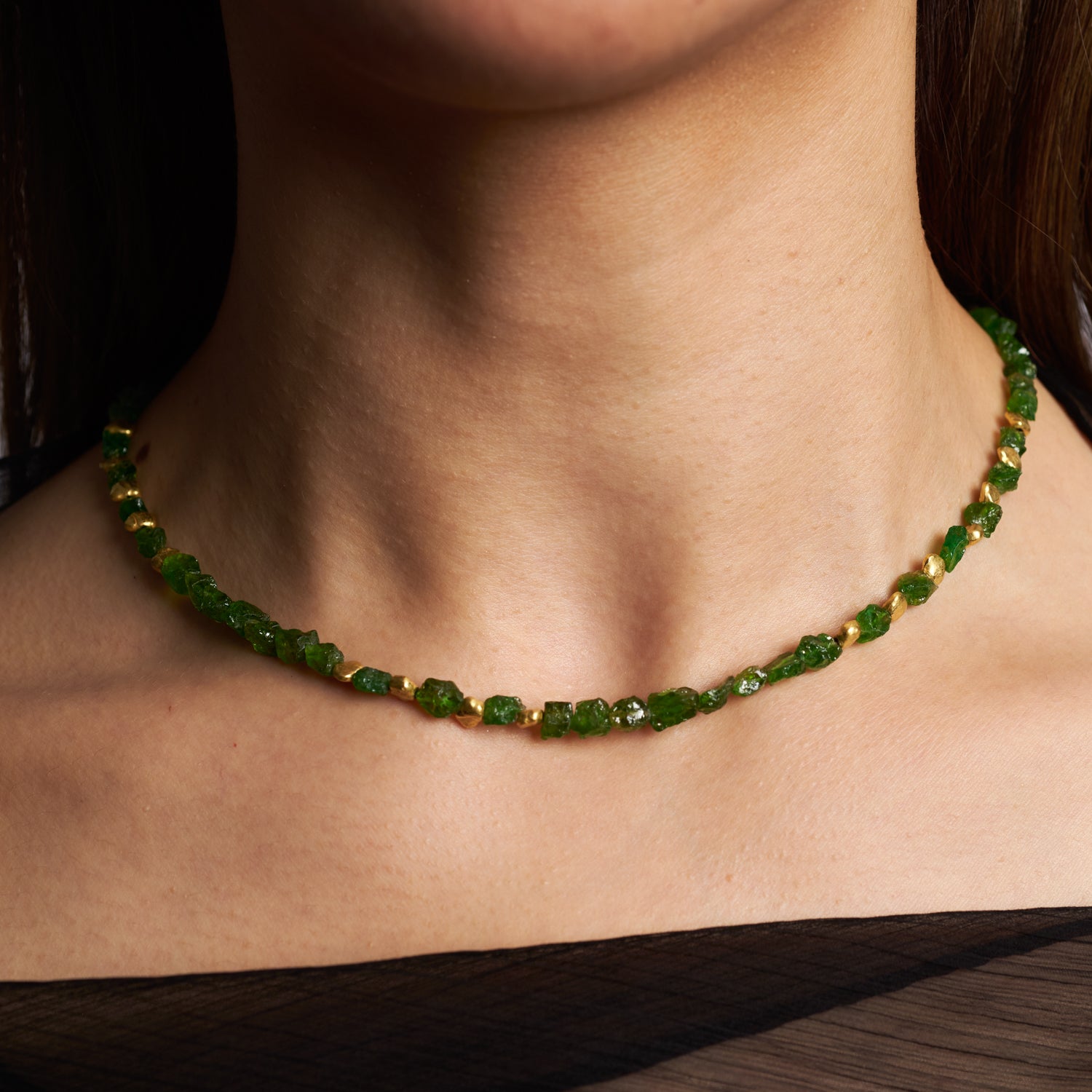 Tsavorite Garnet Necklace