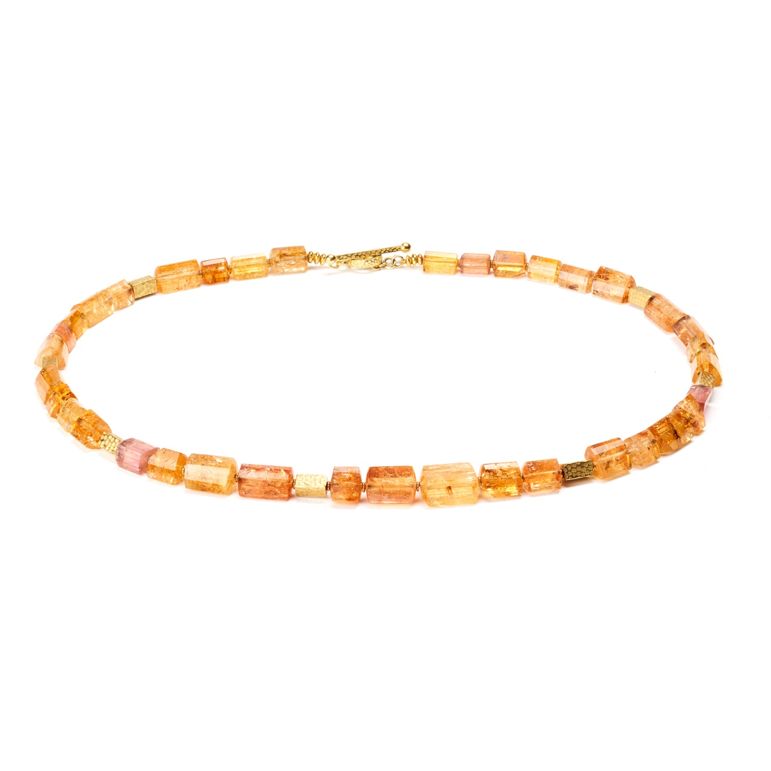 Chain of Imperial Topaz Crystal Beads