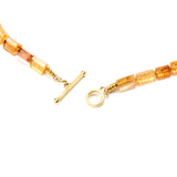 Chain of Imperial Topaz Crystal Beads