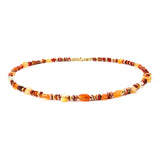 Chain of Mixed Fire Opals