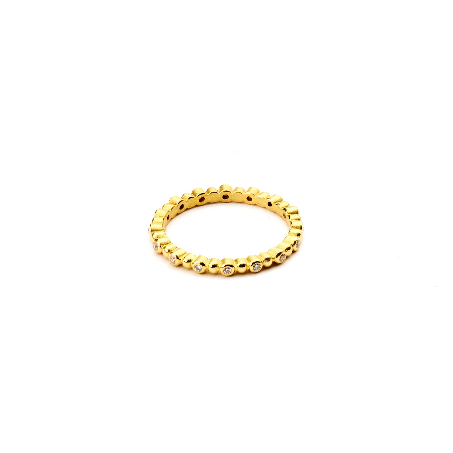 Petite Gold and Diamond Bubble