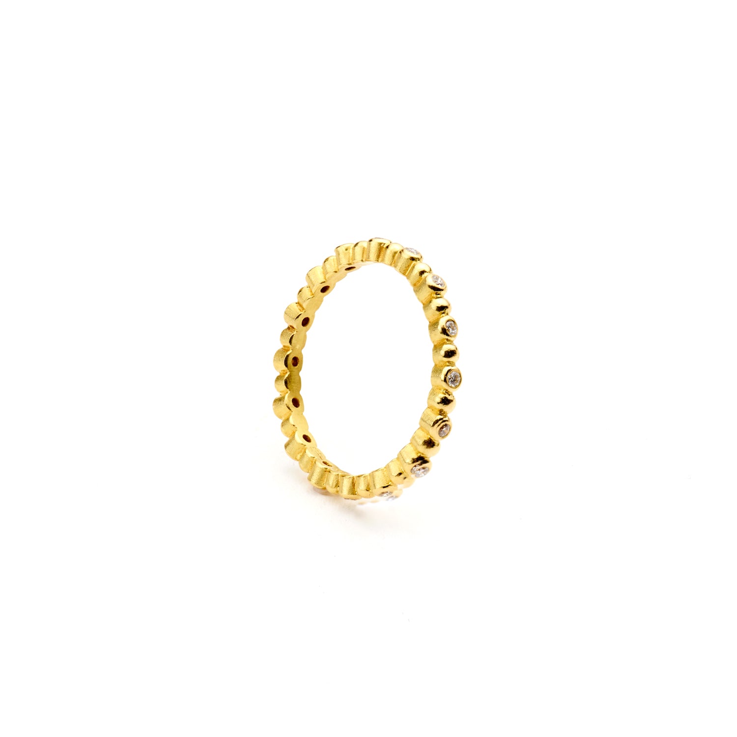 Petite Gold and Diamond Bubble