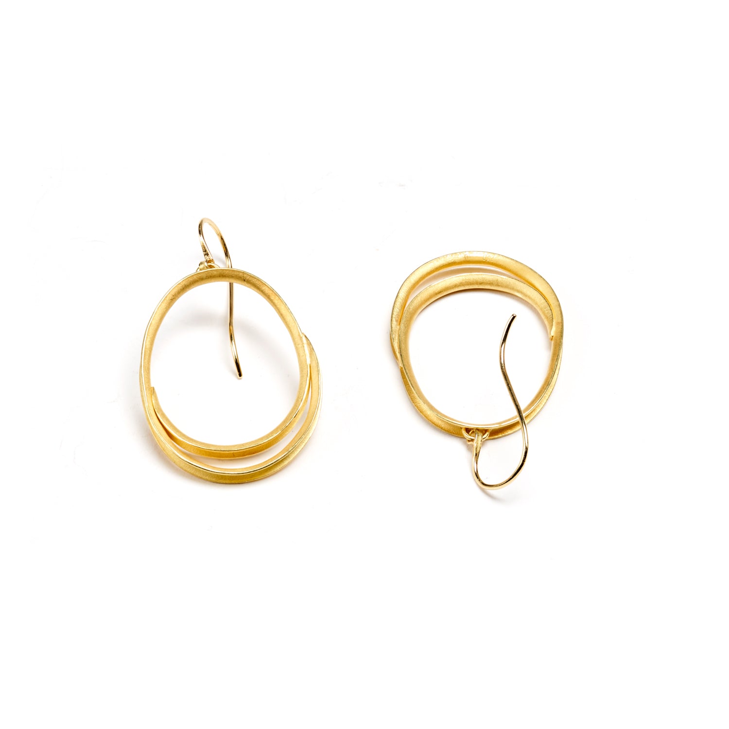 Golden Swirl Earrings