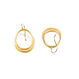 Golden Swirl Earrings