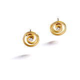 Round Swirl Studs