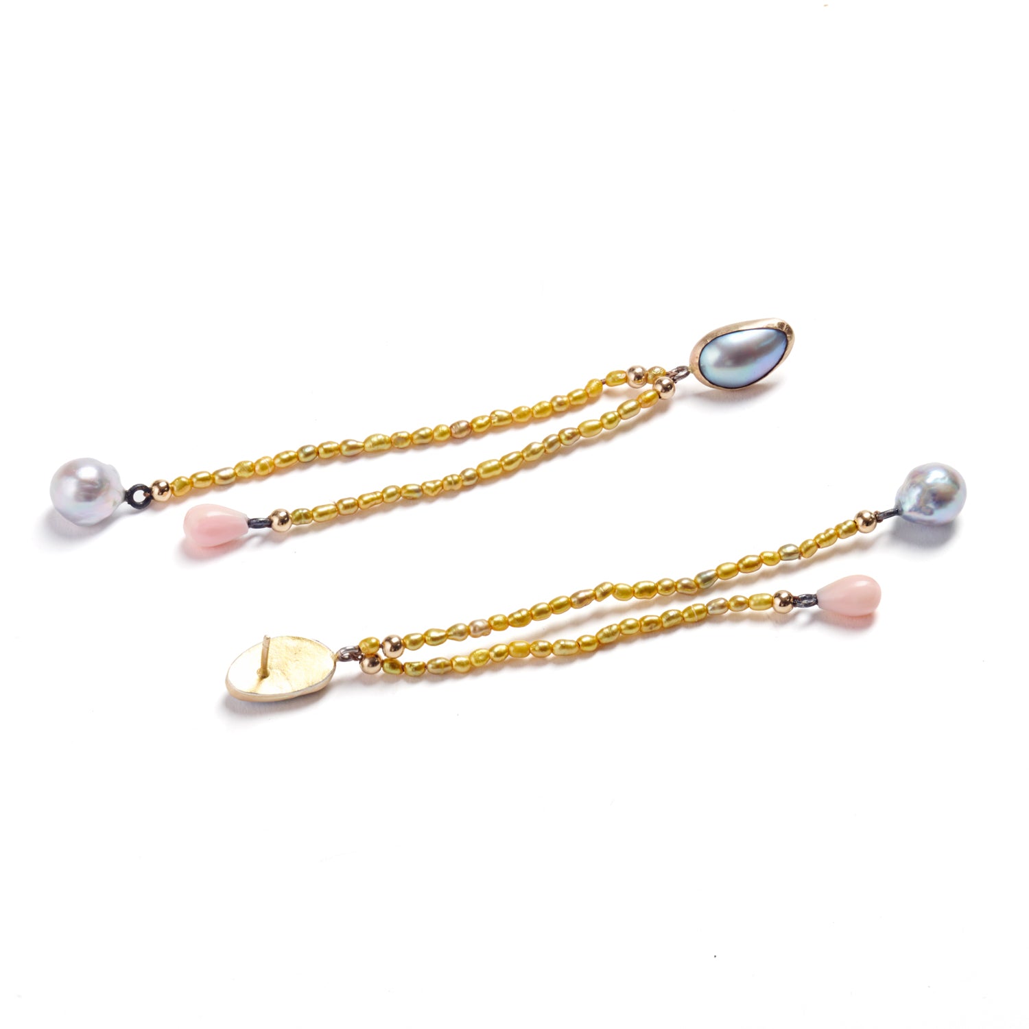 Gold & Peach Drops