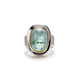 Chromatic Green Tourmaline Ring