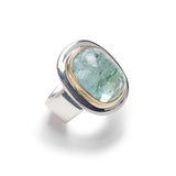 Chromatic Green Tourmaline Ring