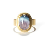Chatoyant Bi-Colored Tourmaline Ring