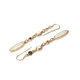 Australian Coober Pedy Opal Earrings
