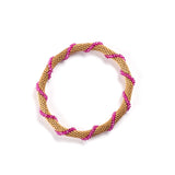 Ruby Spiral Bracelet