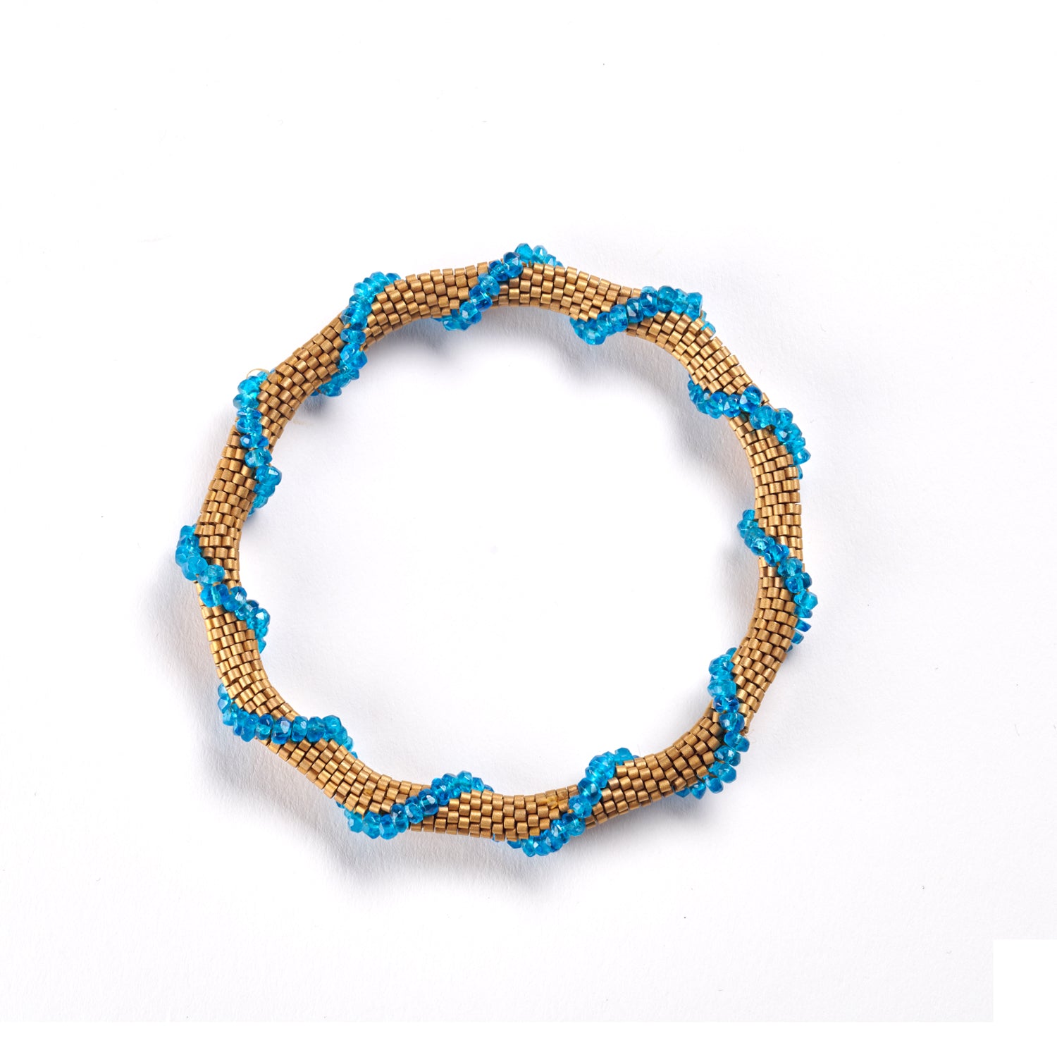 Apatite Spiral Bracelet
