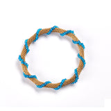 Apatite Spiral Bracelet