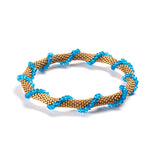 Apatite Spiral Bracelet