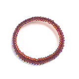 Double Weave With Glass Beads