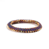 Double Weave With Glass Beads & Pearls