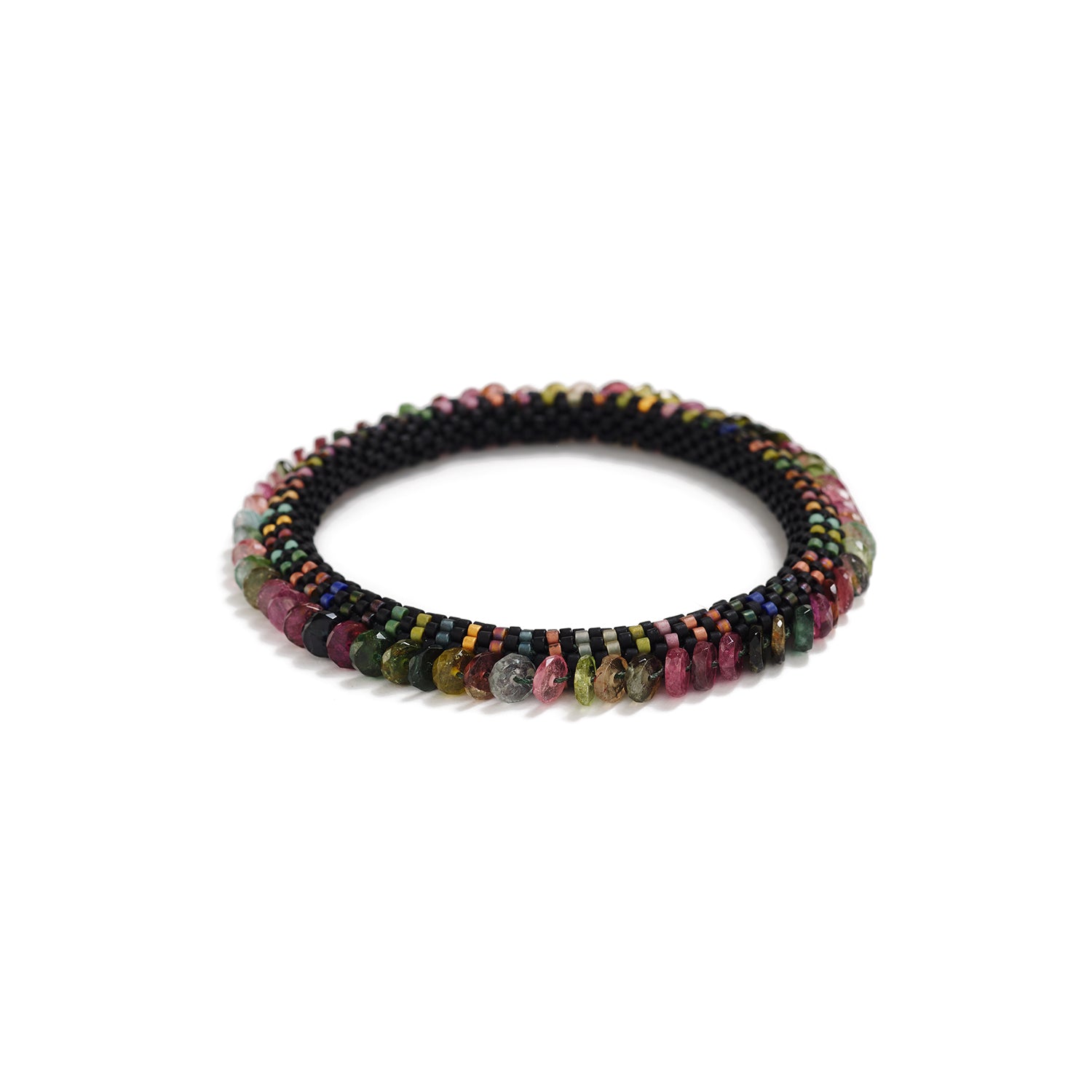 Tourmaline Ruffle Bracelet