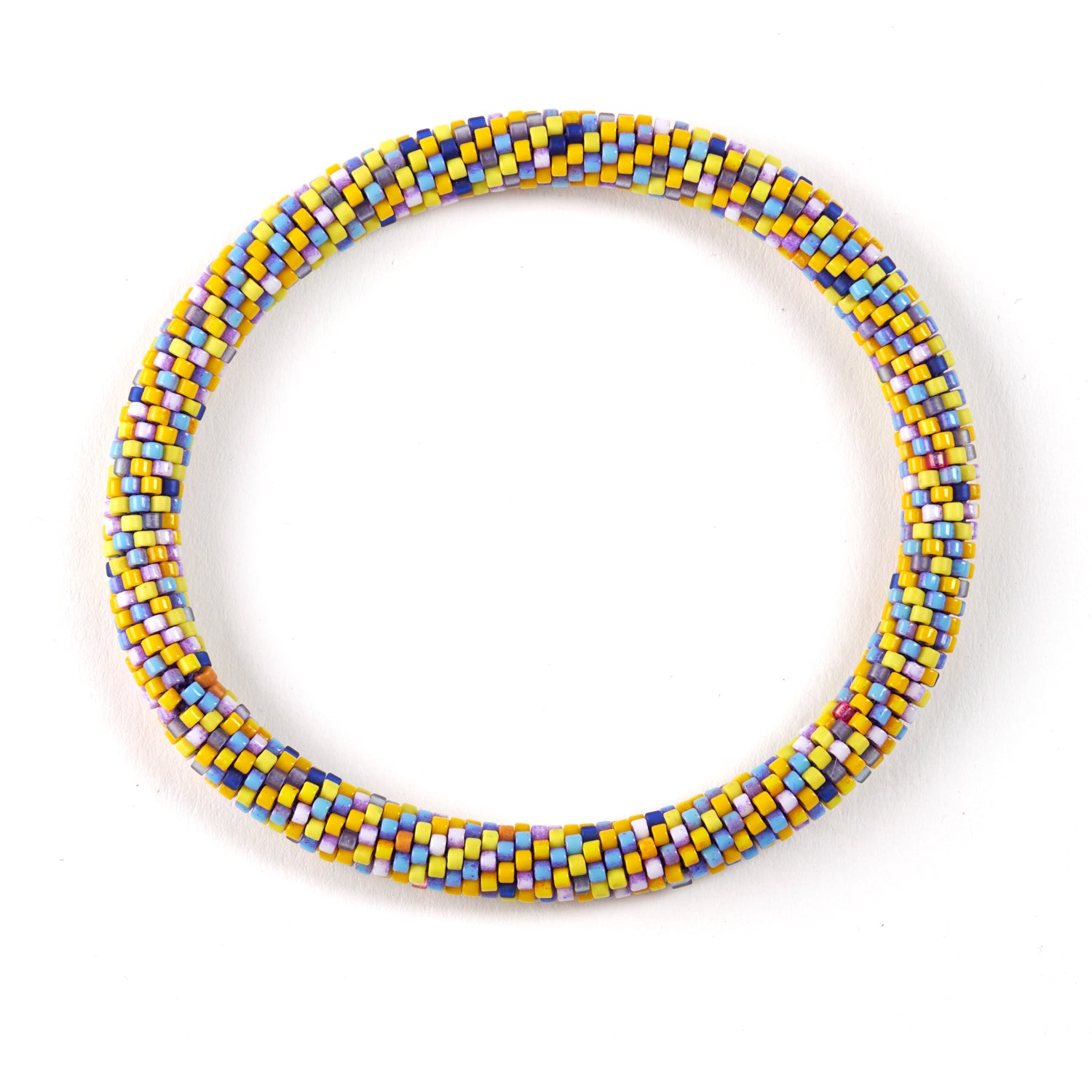 Yellow Spiral Bracelet