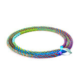 Long Spectrum Spiral Necklace I