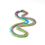 Long Spectrum Spiral Necklace I
