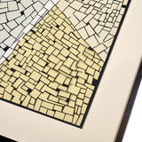 Untitled, Quiet Color with Black Paper Lace Overlay