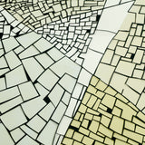 Untitled, Quiet Color with Black Paper Lace Overlay