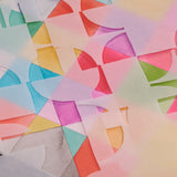 Untitled, Geometric Study in Color with Vellum Overlay