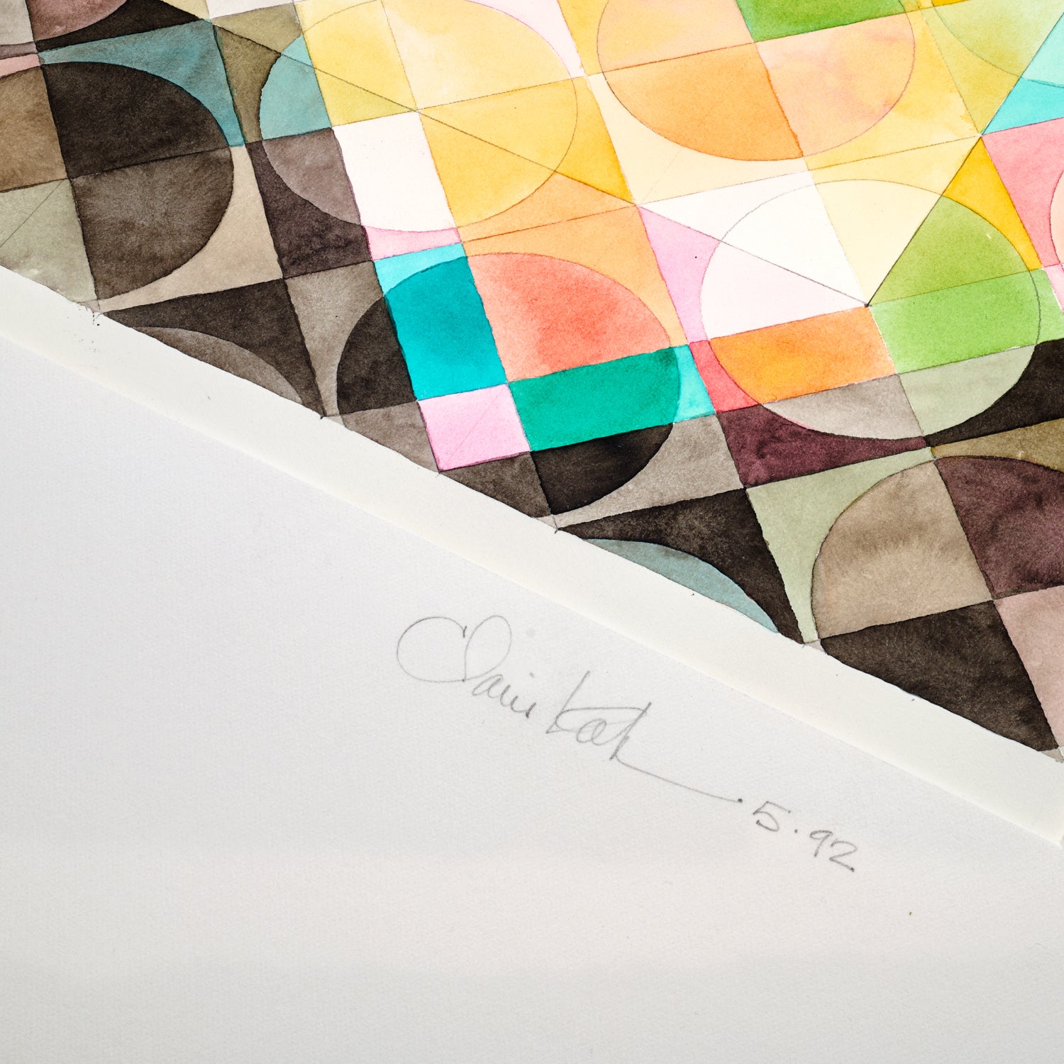 Untitled, Geometric Study in Color