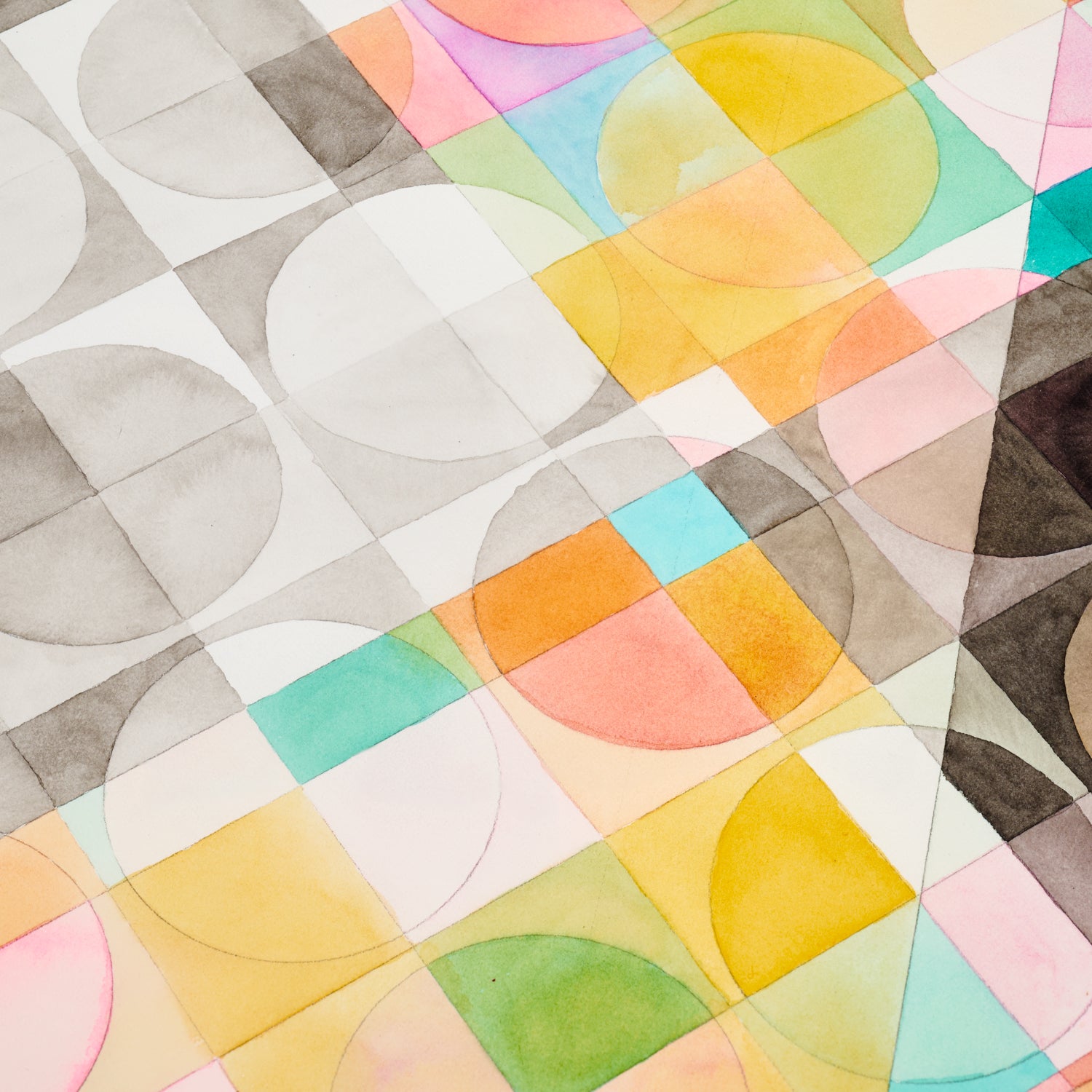 Untitled, Geometric Study in Color