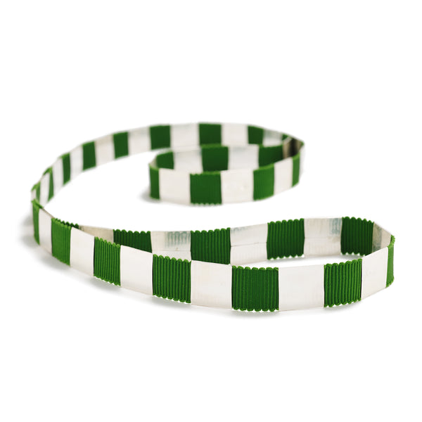 Classic Square Ribbon Necklace~Spring Green by Doerthe Fuchs | doerthe ...