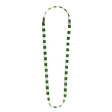 Classic Square Ribbon Necklace~Spring Green