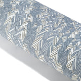 Black, Cream and White Elliptical Vessel