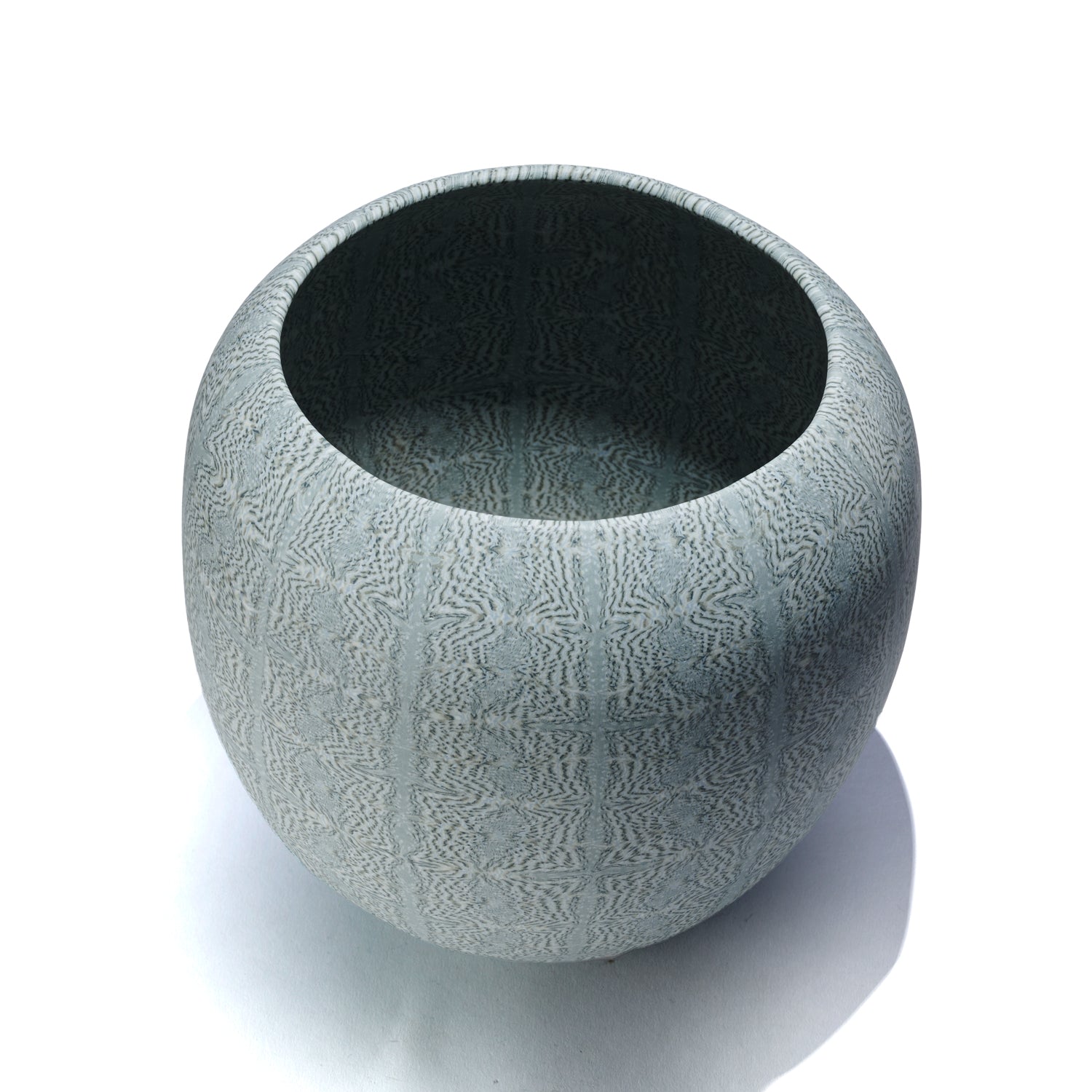 Grey, Black and White Blossom Jar