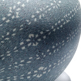 Grey and White Nerikomi Blossom Jar