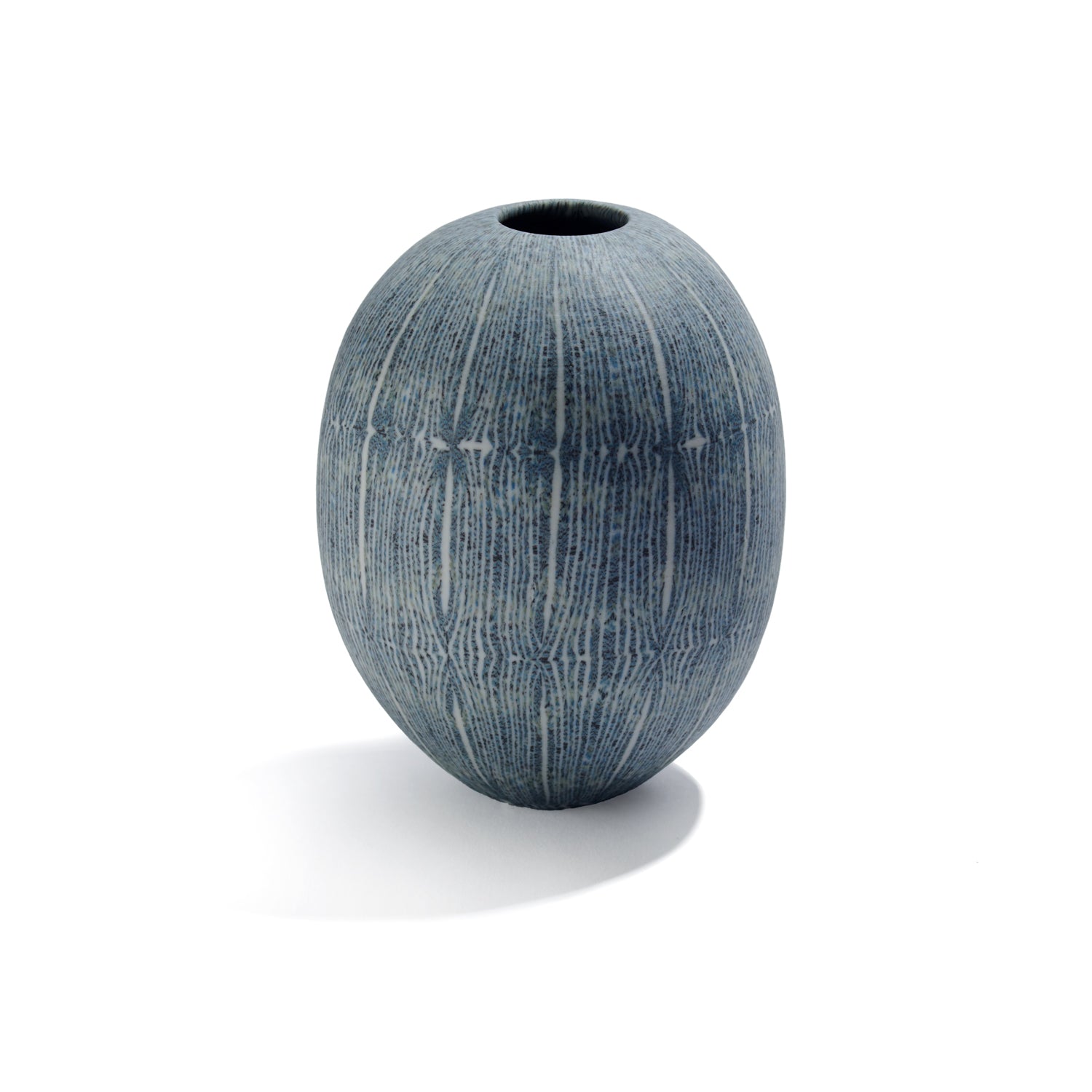 Small Nerikomi Blossom Jar