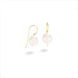 Oval Pearl Earrings