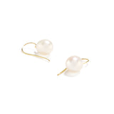 Oval Pearl Earrings