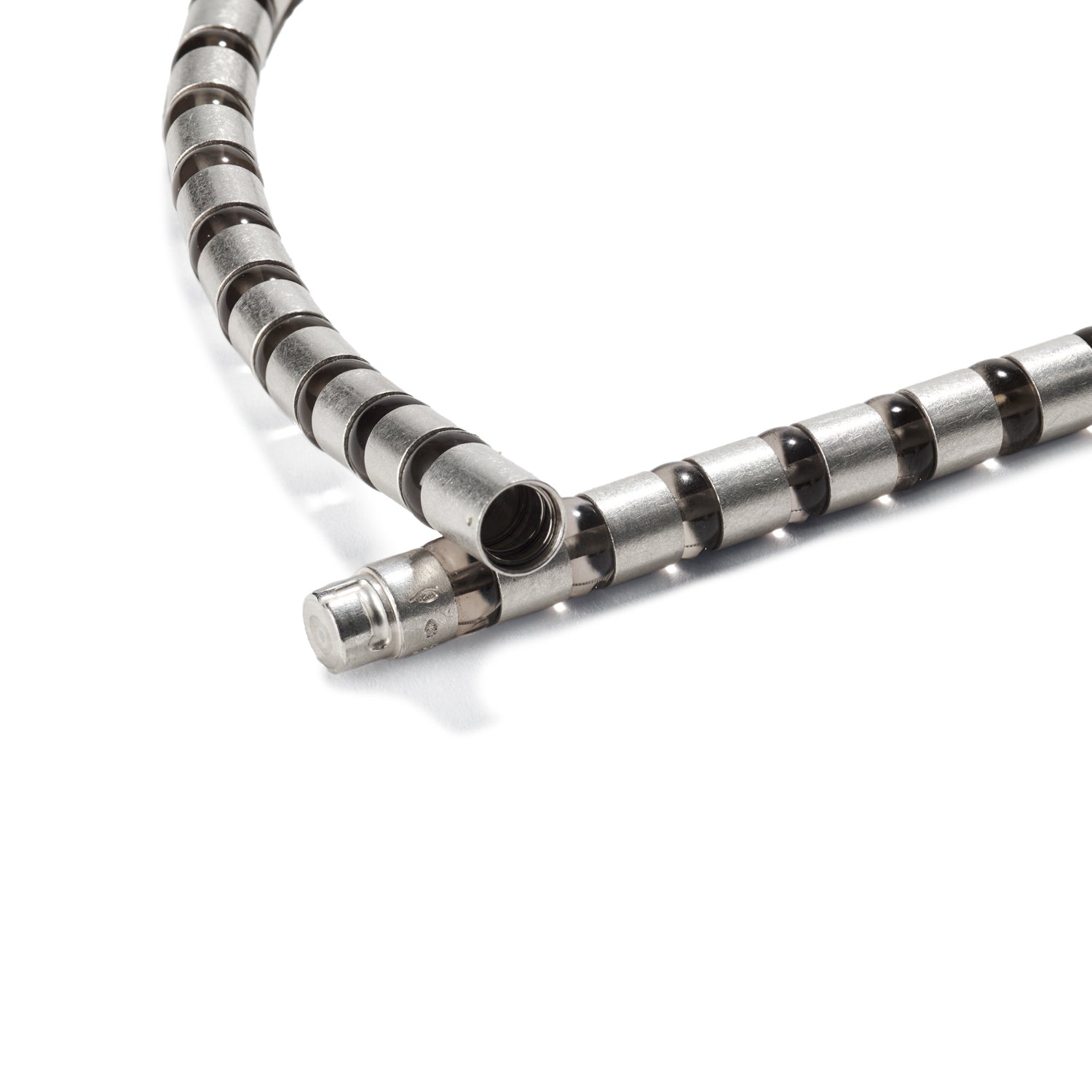 Cleopatra Sterling Silver Collier~8mm Smoky Quartz