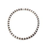 Cleopatra Sterling Silver Collier~8mm Smoky Quartz