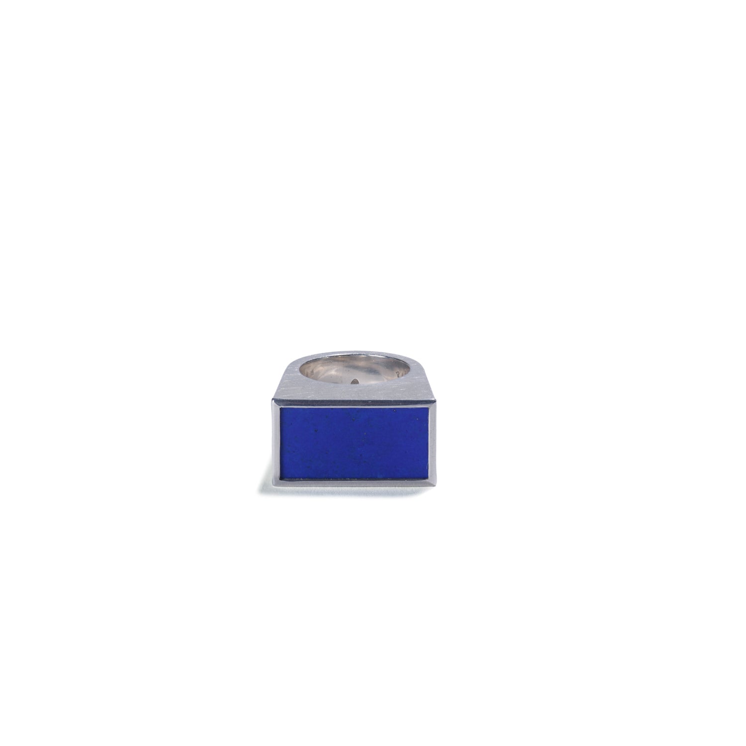 Silver and Lapis Lazuli New York Ring